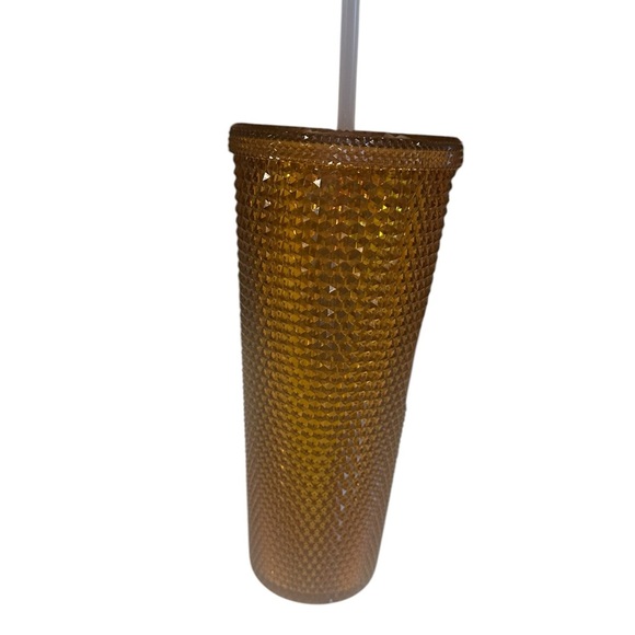 Starbucks Limited Edition 50 Years Copper Gold Studded 24oz. Venti Tumbler Cup - Picture 3 of 4